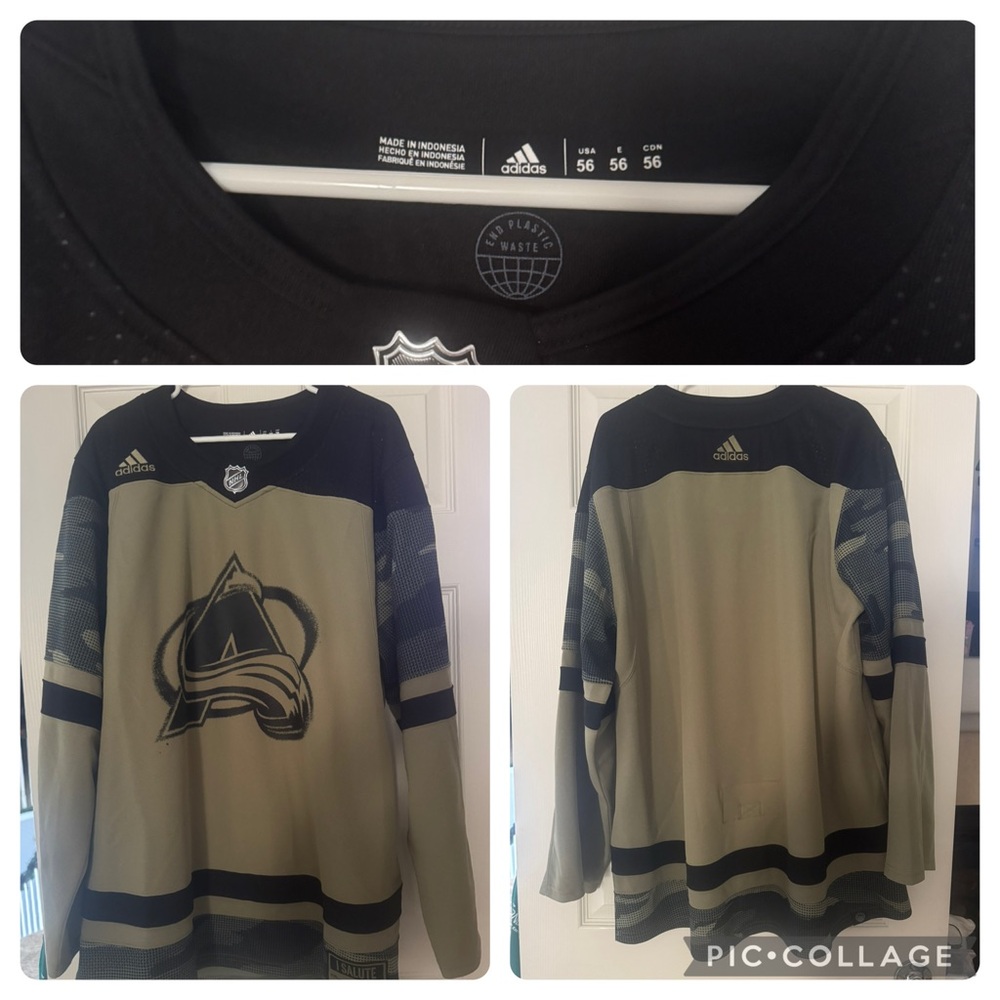Adidas Colorado Avalanche Military Hockey Jersey
